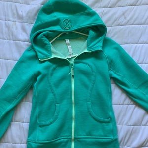Teal lululemon scuba hoodie!